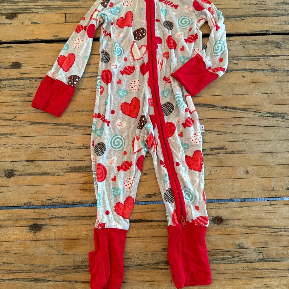 Little Sleepies Valentine Baby Pajamas